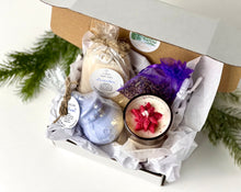 Load image into Gallery viewer, Winter Lavender Spa Gift box
