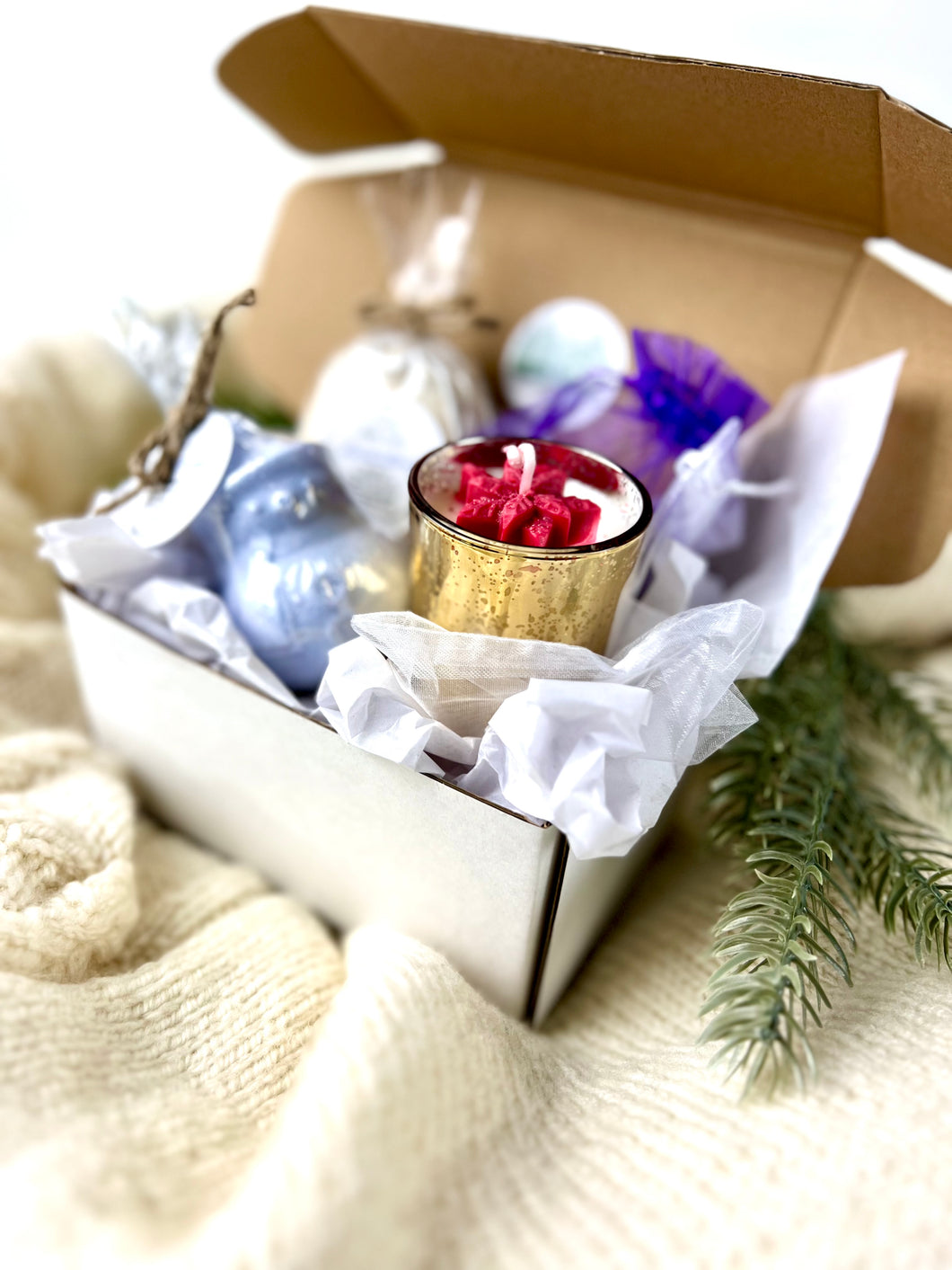 Winter Lavender Spa Gift box