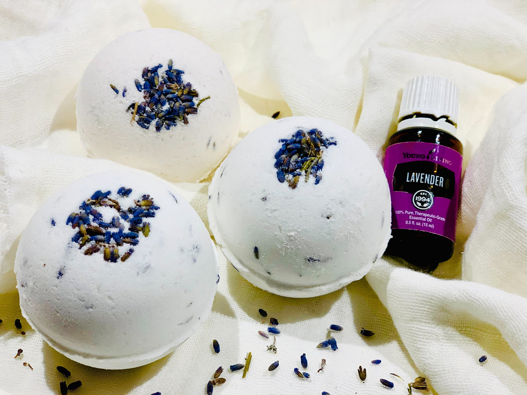 Organic Lavender bath bombs